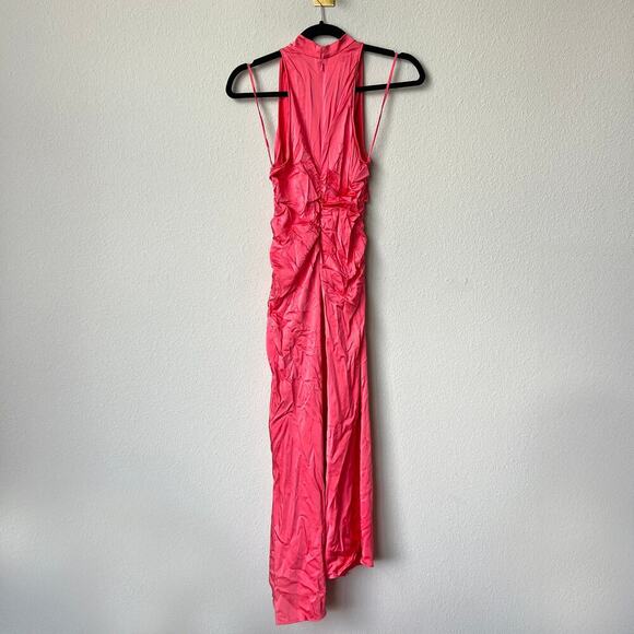A.L.C. Coral Pink Inez Maxi Dress Size 0 - Picture 5 of 8